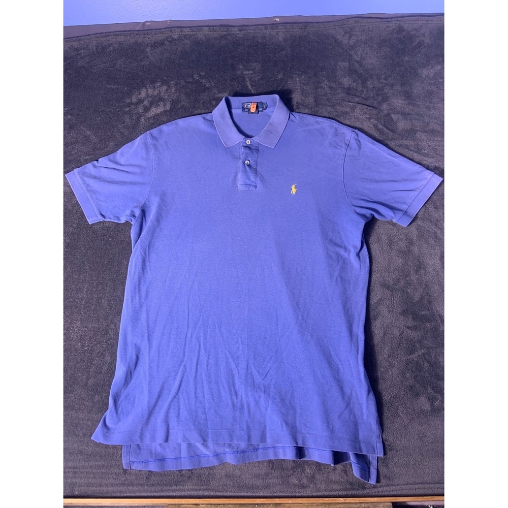 Polo Ralph Lauren Classic Fit Men's L Blue Two-button Placket